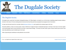 Tablet Screenshot of dugdale-society.org.uk